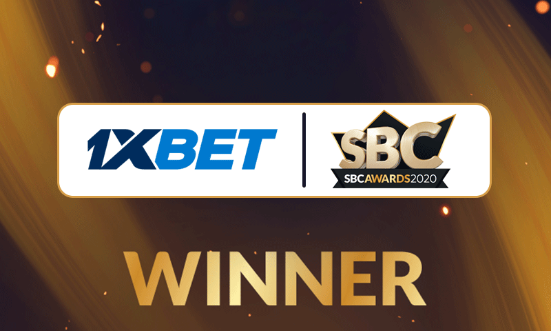 1xBet becomes esports operator of the year at sbc awards 2020
